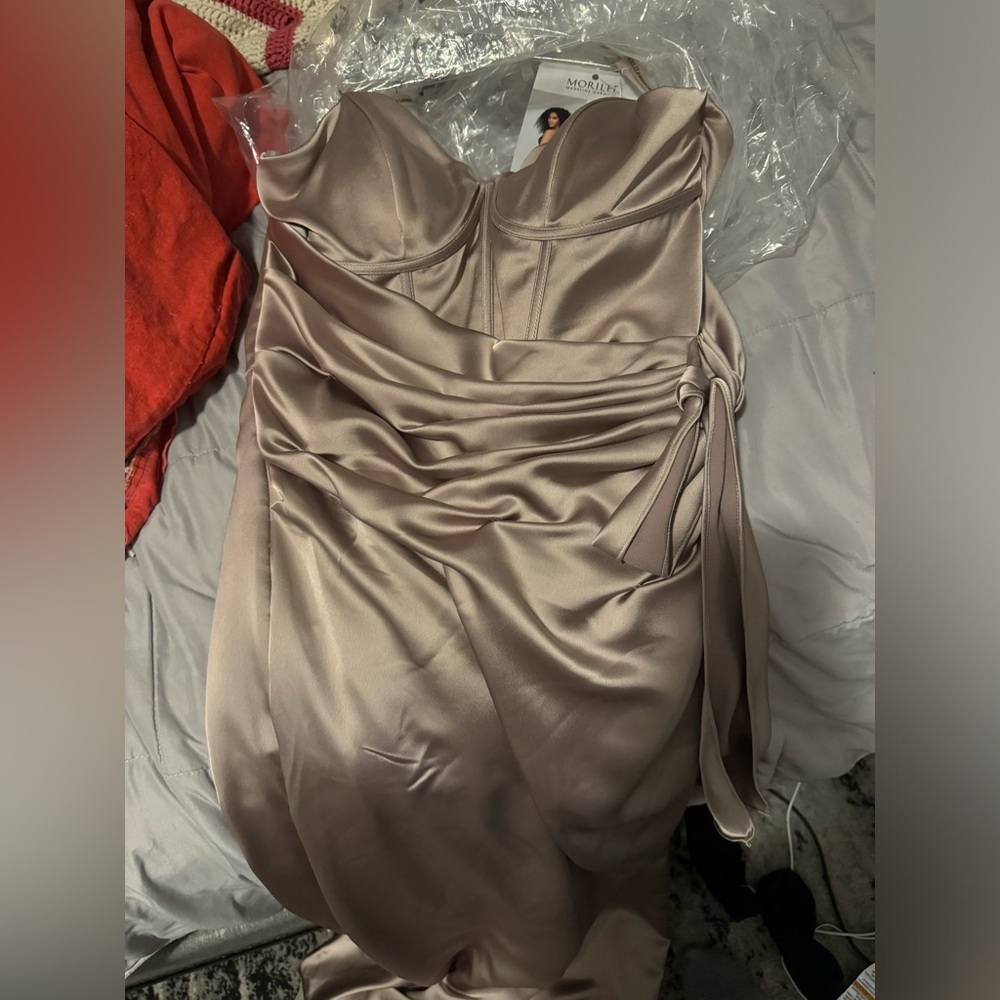 Bridesmaid Gown Champagne